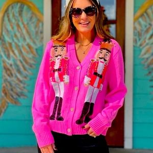QUEEN OF SPARKLES Nutcracker cardigan